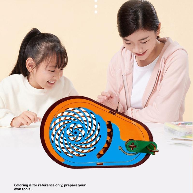 Science Toys Diy - Креативный набор для STEM-образования: деревянный спиннер
