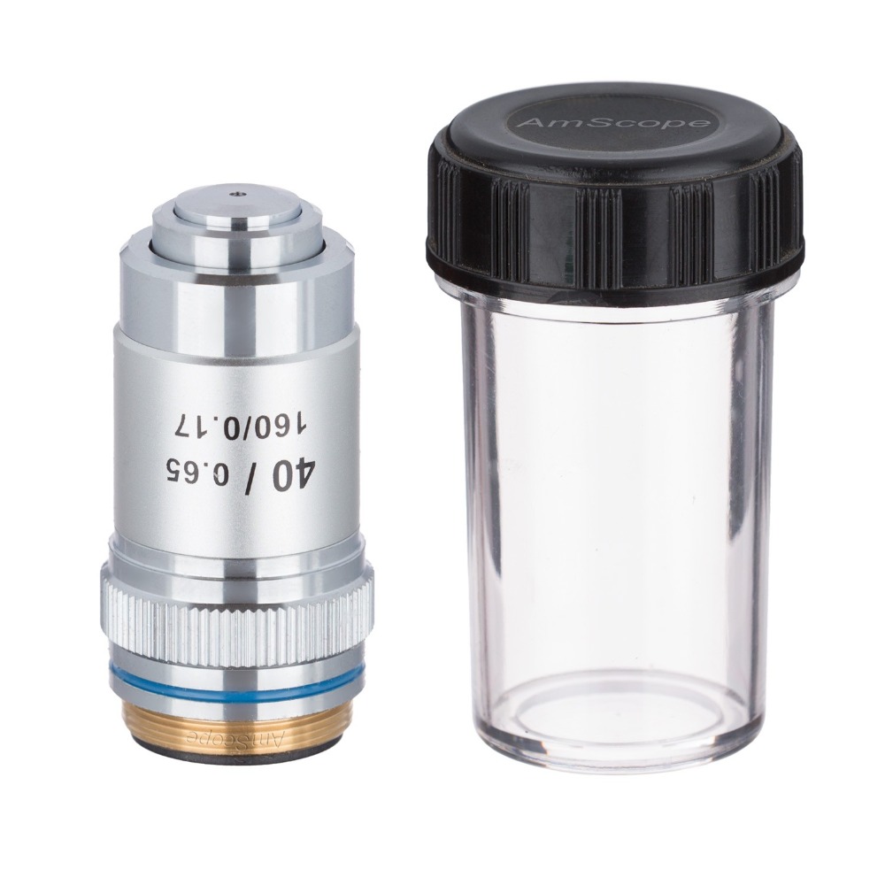 Microscope Compound 40X - Ахроматический объектив AmScope 40X (Spring) для