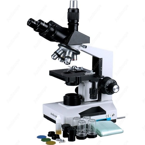 Microscope Compound 40X - Биологический тринокулярный микроскоп AmScope серии T490
