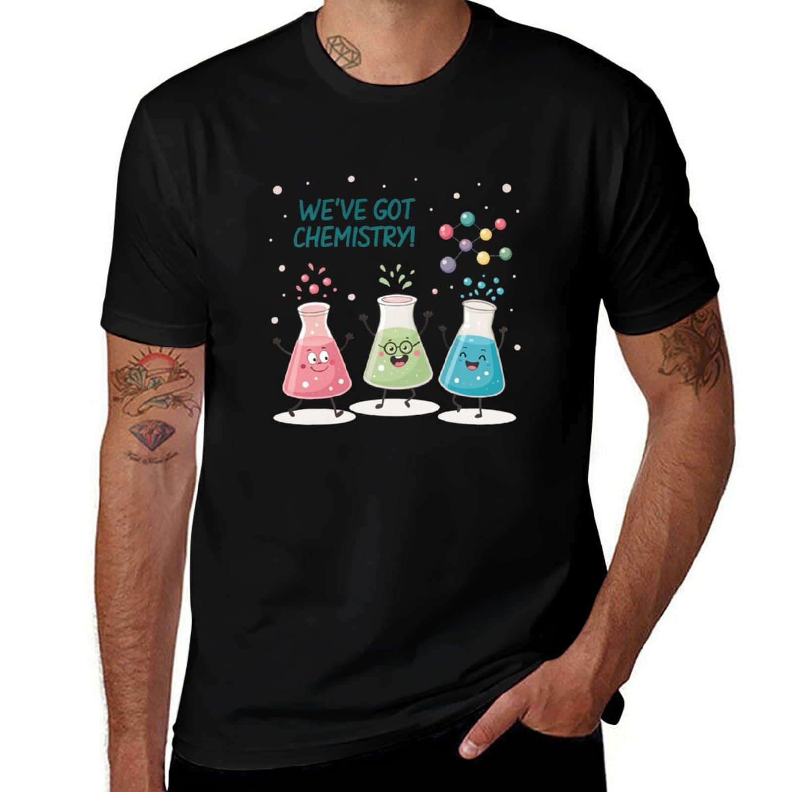 Science Buddies - Футболка Science Beaker Buddies, легкая футболка