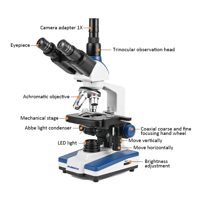 Профессиональный биологический – обзор и цена Microscope Compound 40X