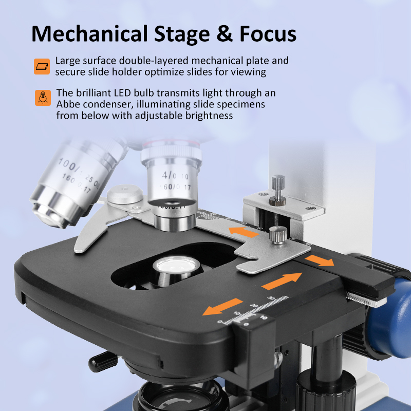 Профессиональный биологический – обзор и цена Microscope Compound 40X