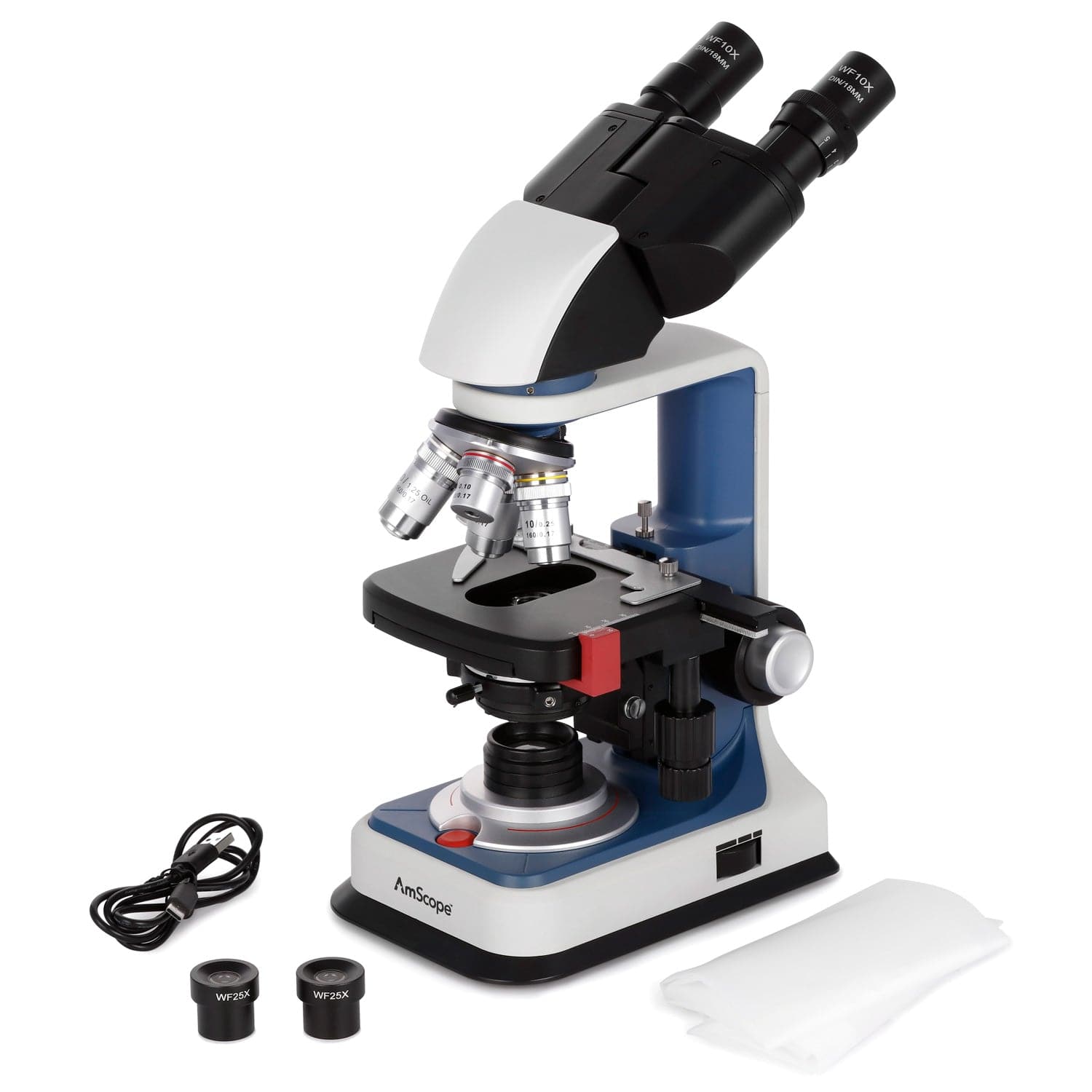 Бинокулярный составной микроск – обзор и цена Microscope Compound 40X