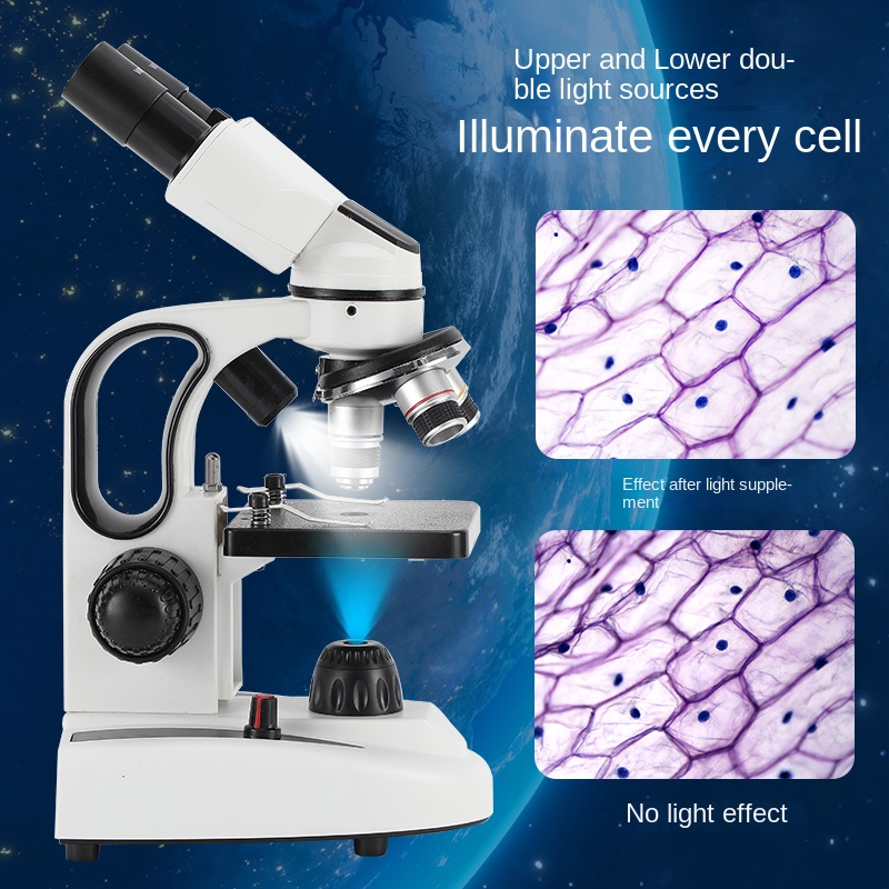 Бинокулярный составной микроск – обзор и цена Microscope Compound 40X
