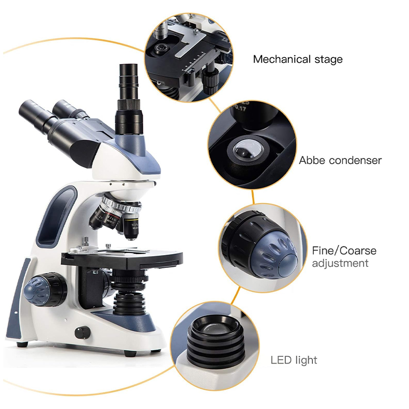 Микроскоп тринокулярный SWIFT  – обзор и цена Microscope Compound 40X