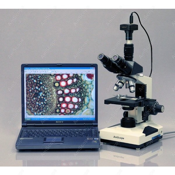 Биологический тринокулярный ми – обзор и цена Microscope Compound 40X
