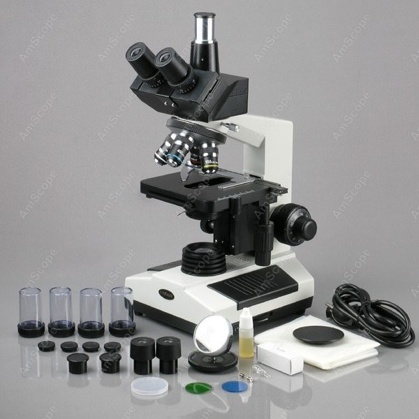 Биологический тринокулярный ко – обзор и цена Microscope Compound 40X